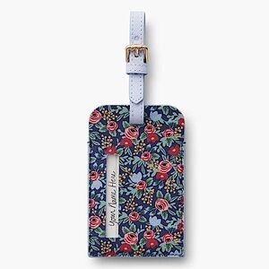 Rifle Paper Co. Blue and Green Key & Card Holder